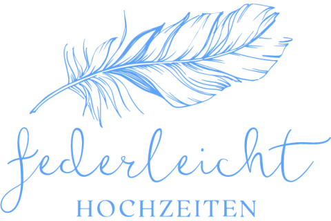 federleicht HOCHZEITEN | Hochzeitsplanung Köln & NRW, Hochzeitsplaner Köln, Logo