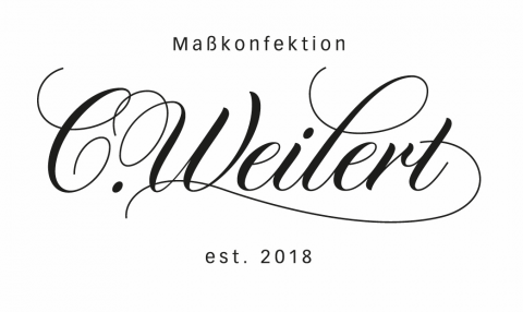 Maßkonfektion C. Weilert, Brautmode · Hochzeitsanzug Düsseldorf, Logo