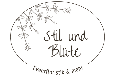Stil und Blüte | Eventfloristik & Flowercrown Workshops, Deko · Floristen · Hussen Vettweiss, Logo